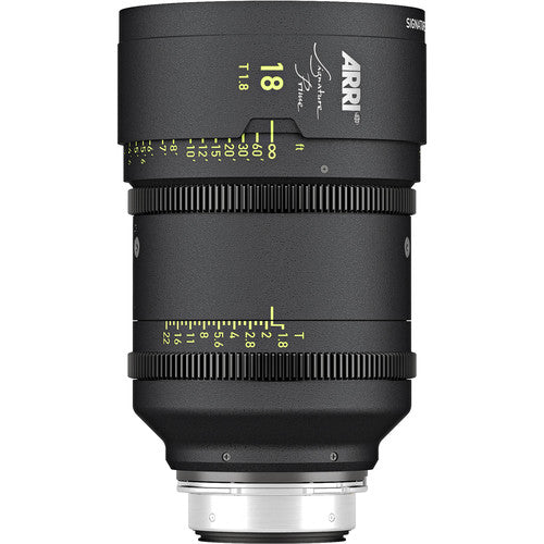 ARRI Signature Prime 18mm T1.8 Lens (Focus Marks in Feet)