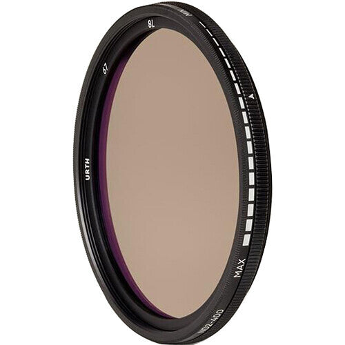 Urth ND2-400 (1-8.6 Stop) Variable ND Lens Filter (67mm)