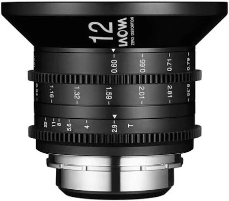 Laowa 12 mm T/2.9 ZERO-D Cine Lens for Canon EF